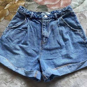 Denim shorts